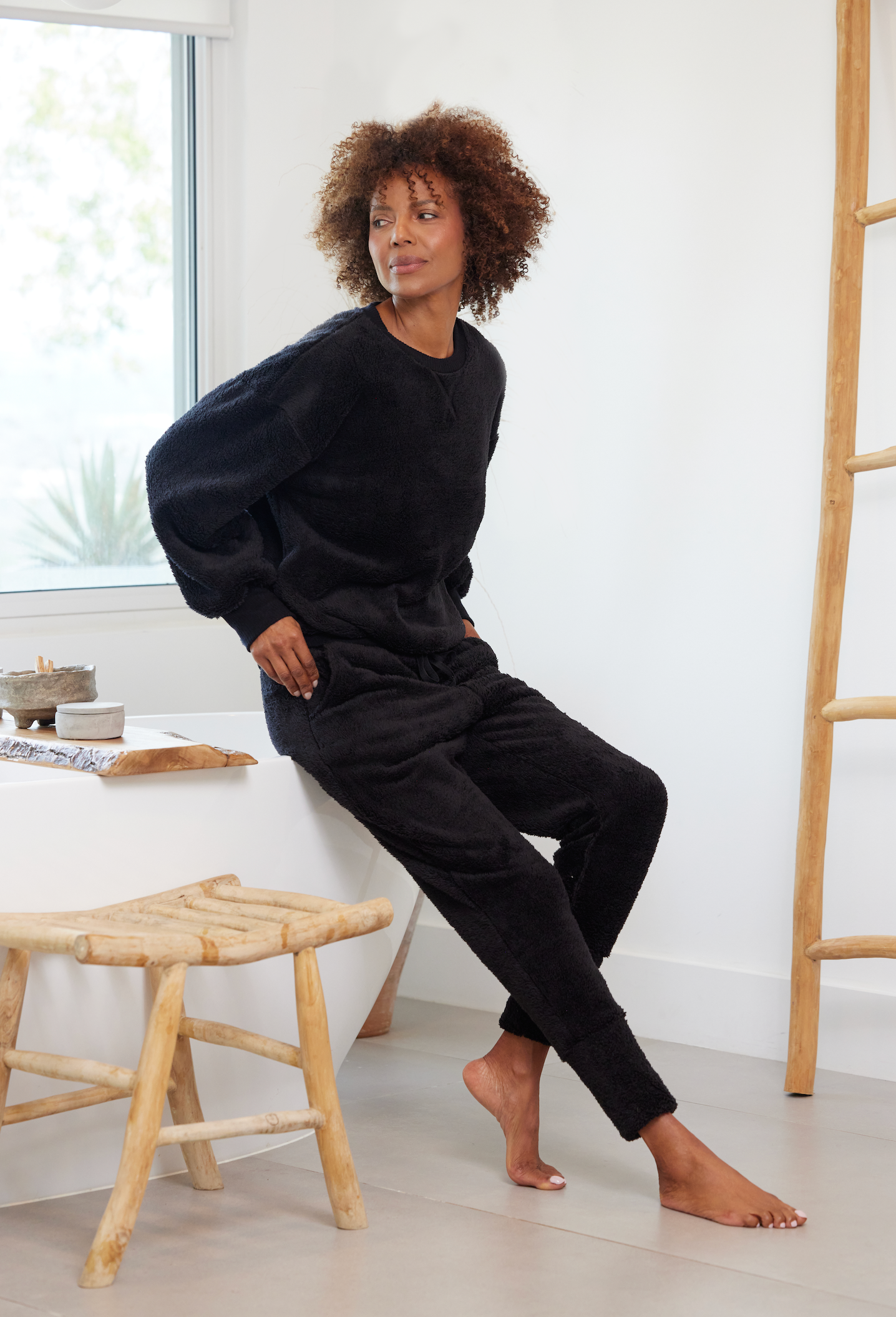 Sherpa Topstitch Sweater