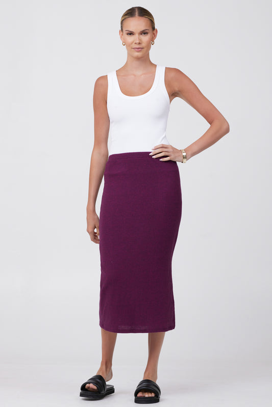 Knit Midi Skirt