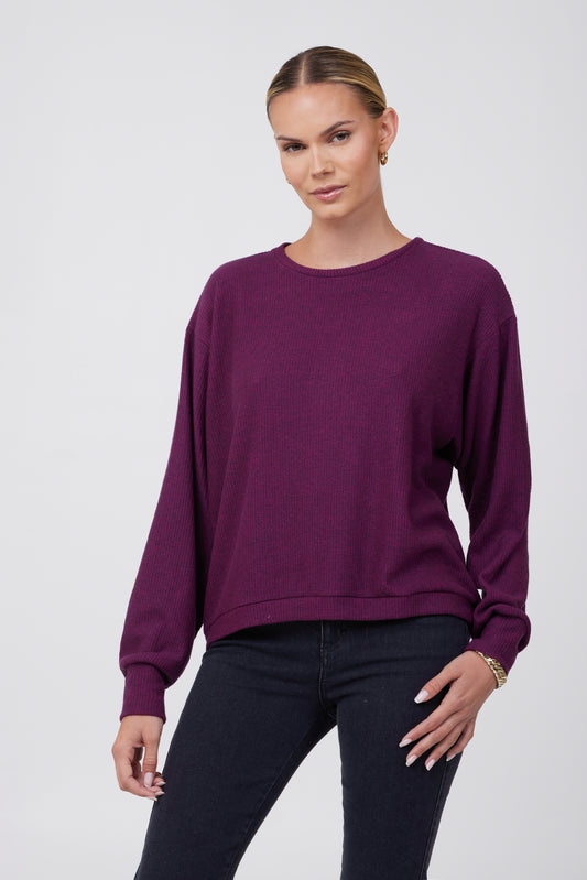 Chic Cozy High Low Top