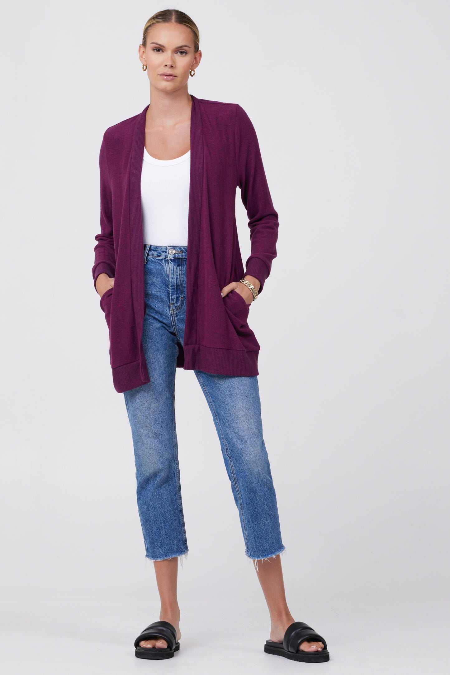 Chic Cozy Simple Cardigan