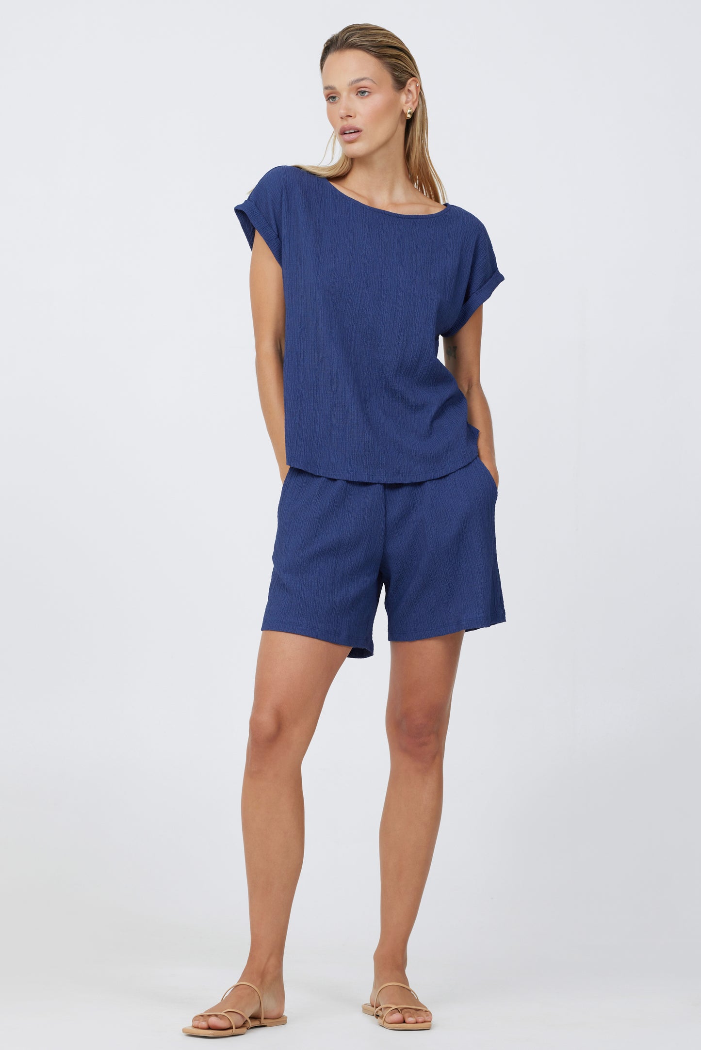 Crinkle Texture Short